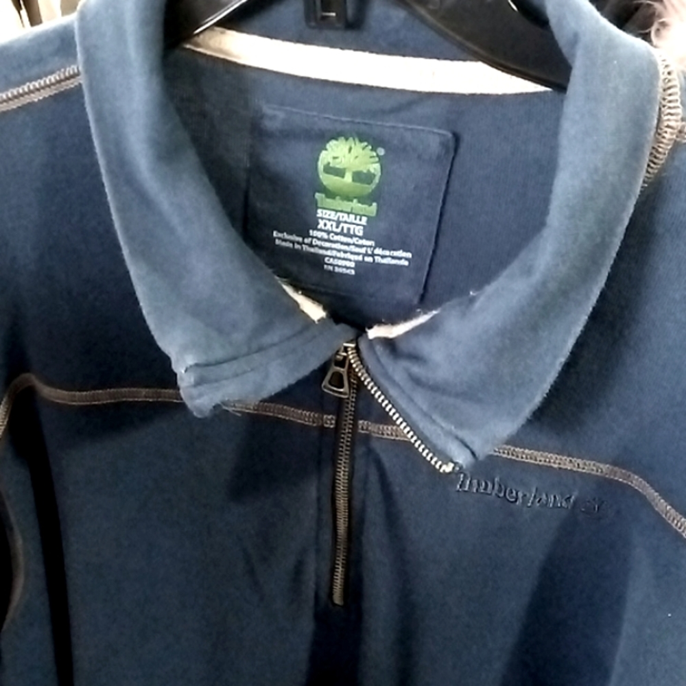 Timberland 1/4 Zip Long Sleeve Pullover Size XXL EUC